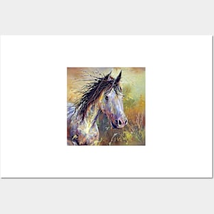 Spring time and horse Posters and Art